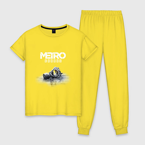 Женская пижама METRO EXODUS / Желтый – фото 1