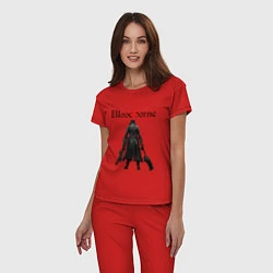 Пижама хлопковая женская Bloodborne, цвет: красный — фото 2