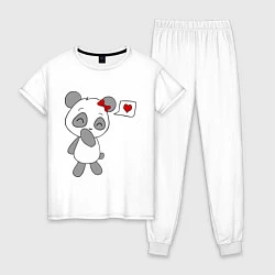 Женская пижама Панда девочка
