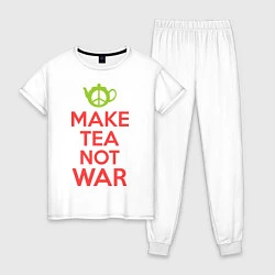 Женская пижама Make tea not war