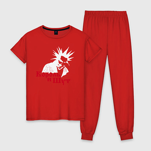 Женская пижама Король и Шут / Красный – фото 1