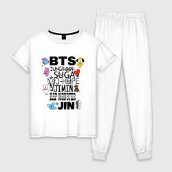 Женская пижама BTS BT21