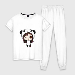 Женская пижама Девочка в костюме панды