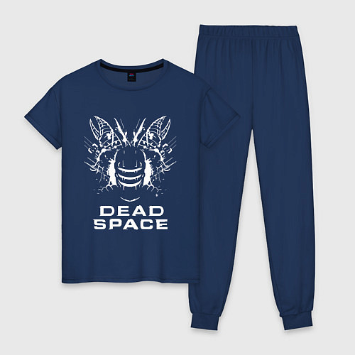 Женская пижама DEAD SPACE МЁРТВЫЙ КОСМОС / Тёмно-синий – фото 1