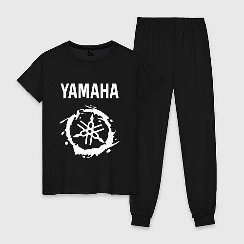 Женская пижама YAMAHA ЯМАХА МОТОСПОРТ / Черный – фото 1