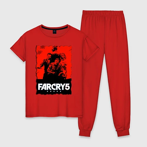 Женская пижама FARCRY ФАРКРАЙ / Красный – фото 1