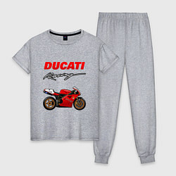 Женская пижама DUCATI ДУКАТИ MOTOSPORT