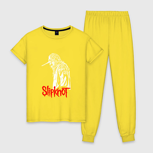 Женская пижама SLIPKNOT СЛИПКНОТ Z / Желтый – фото 1