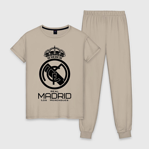 Женская пижама Real Madrid / Миндальный – фото 1