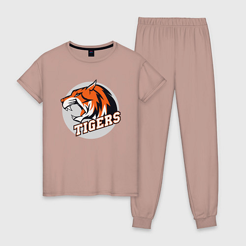 Женская пижама Sport Tigers / Пыльно-розовый – фото 1