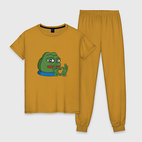 Женская пижама Pepe love пепе лов / Горчичный – фото 1