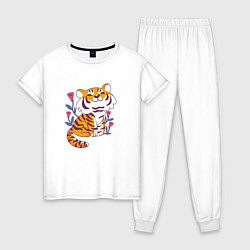 Женская пижама Cute little tiger cub