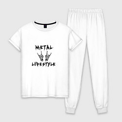 Женская пижама Металлика Metallica рок