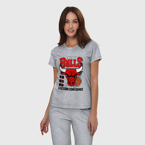 Женская пижама Chicago Bulls NBA / Меланж – фото 3