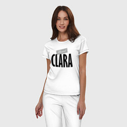 Пижама хлопковая женская Unreal Clara, цвет: белый — фото 2
