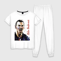 Женская пижама Zlatan Ibrahimovich - striker, Milan