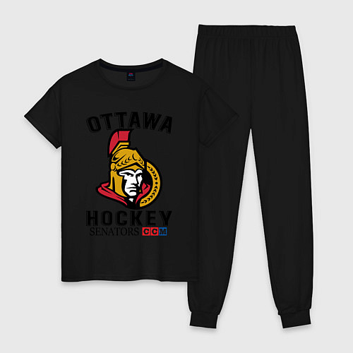 Женская пижама OTTAWA SENATORS ОТТАВА СЕНАТОРЗ / Черный – фото 1