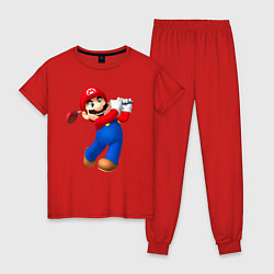 Женская пижама Марио - крутейший гольфист Super Mario