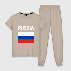 Женская пижама Russian Flag