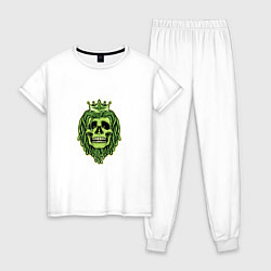 Женская пижама Green Skull