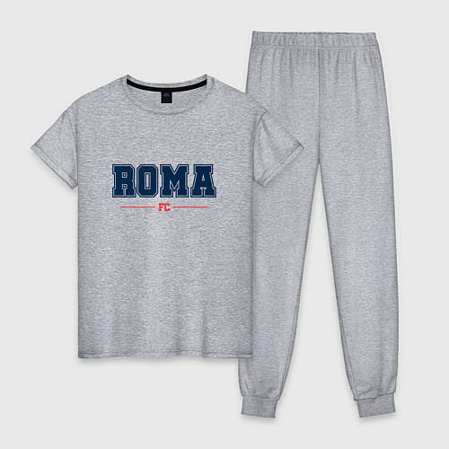 Женская пижама Roma FC Classic / Меланж – фото 1