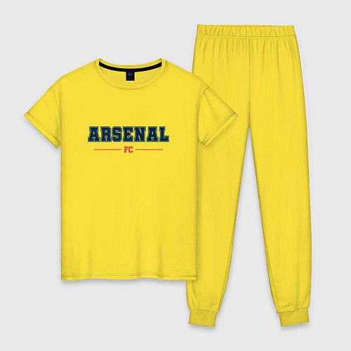Женская пижама Arsenal FC Classic / Желтый – фото 1