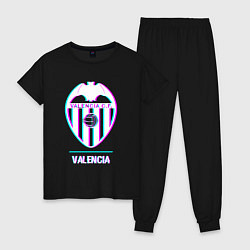 Женская пижама Valencia FC в стиле Glitch