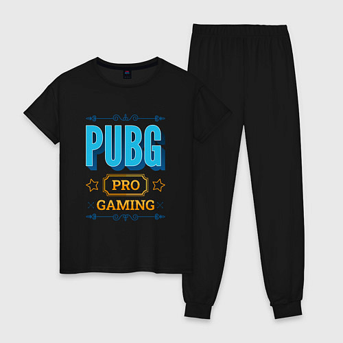 Женская пижама Игра PUBG PRO Gaming / Черный – фото 1