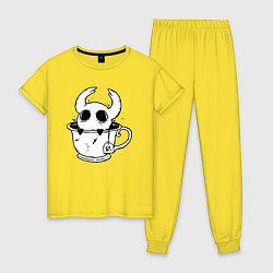 Женская пижама Hollow Knight рыцарь в чашке