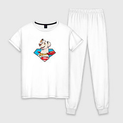 Женская пижама Пес Супермена Крипто DC Лига Суперпитомцы