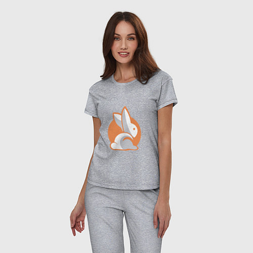 Женская пижама Orange Rabbit / Меланж – фото 3