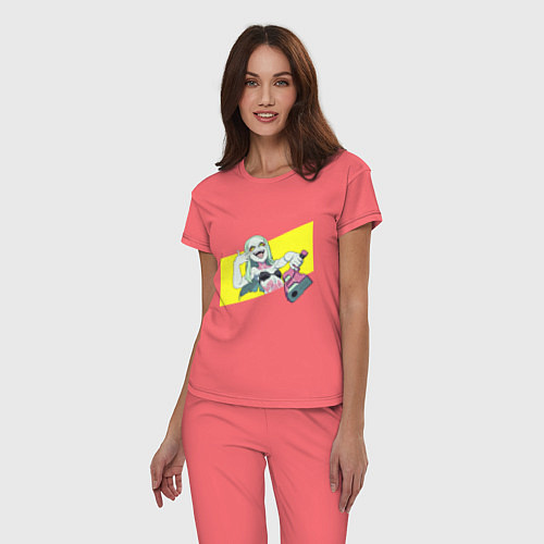 Женская пижама Ребекка / Коралловый – фото 3