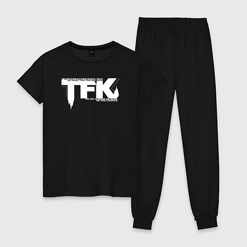 Женская пижама Thousand Foot Krutch лого / Черный – фото 1