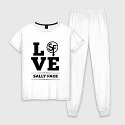 Женская пижама Sally Face love classic