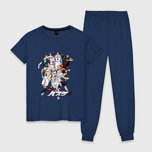 Женская пижама Персонажи баскетбол Куроко / Тёмно-синий – фото 1