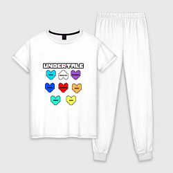 Женская пижама Undertale - души 8 людей