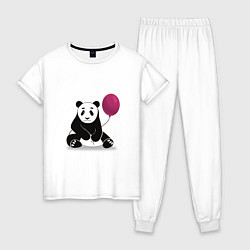 Женская пижама Панда с шариком