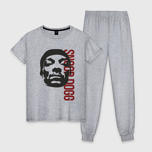 Женская пижама Репер Snoop Dogg / Меланж – фото 1