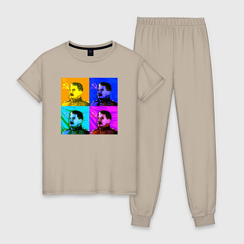 Женская пижама Color Stalin / Миндальный – фото 1