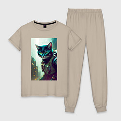 Женская пижама Cool kitten - cyberpunk