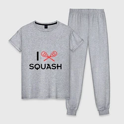 Женская пижама I Love Squash