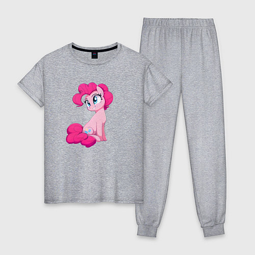 Женская пижама Пинки Пай / Меланж – фото 1