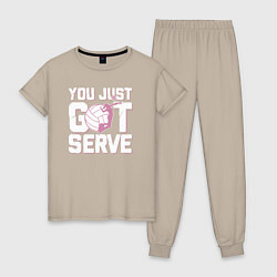 Женская пижама Just got serve