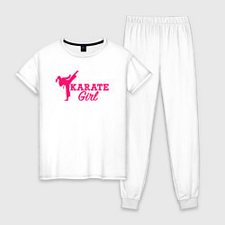 Женская пижама Girl karate