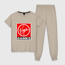 Женская пижама Virgin games logo