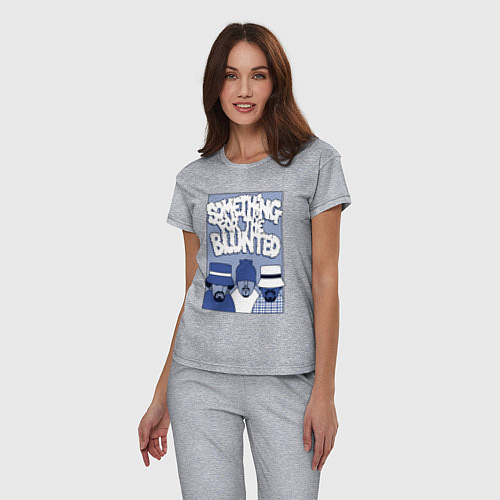 Женская пижама Cypress hill - blunted / Меланж – фото 3