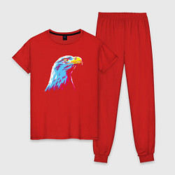 Пижама хлопковая женская Орел WPAP, цвет: красный