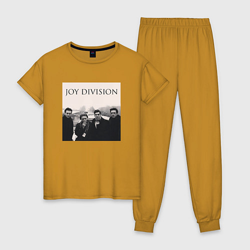 Женская пижама Тру фанат Joy Division / Горчичный – фото 1