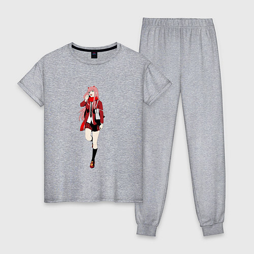 Женская пижама Студентка Зеро Ту / Меланж – фото 1