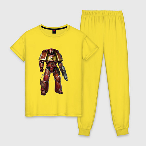 Женская пижама Астартес кровавый ангел / Желтый – фото 1